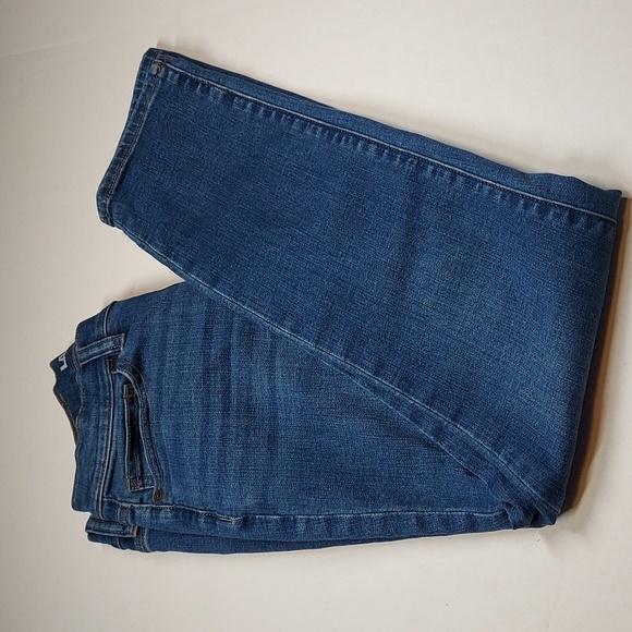 Lands' End Denim High Rise 7/8 Slim Ankle Jeans Size 4 - Picture 10 of 10